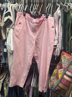 J. Crew Light Pink Cropped Ankle Pants